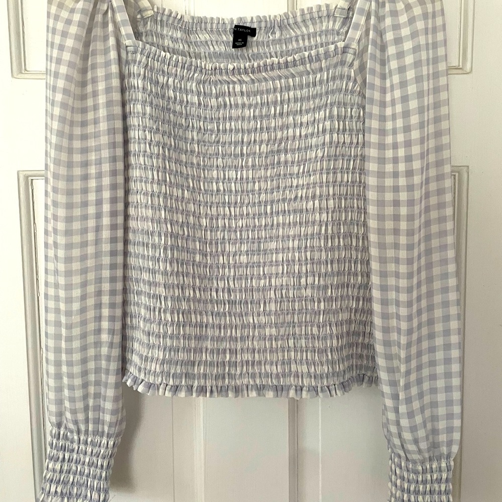 Anne Taylor women’s smocked top.